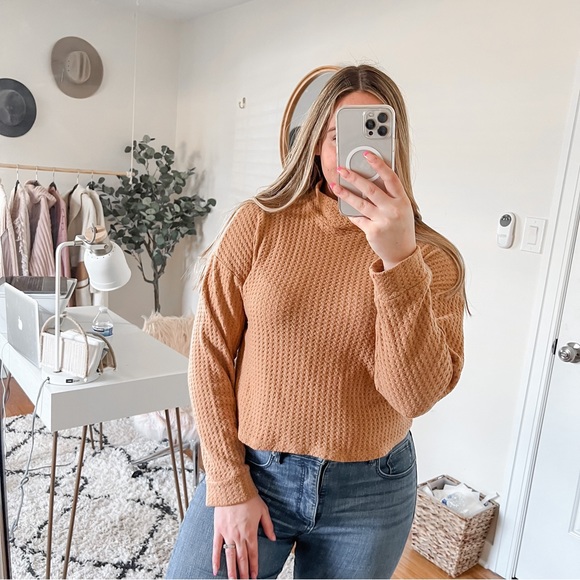 American Eagle waffle knit sweater - Picture 1 of 5